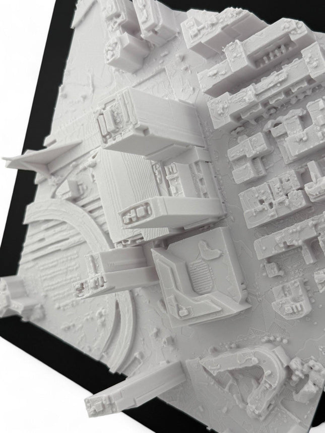 Boston Bruins - TD Gardens 3D Topographical Map Art