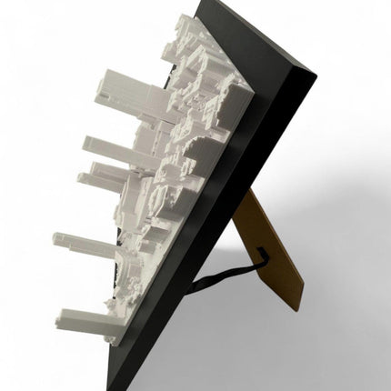 Boston Bruins - TD Gardens 3D Topographical Map Art