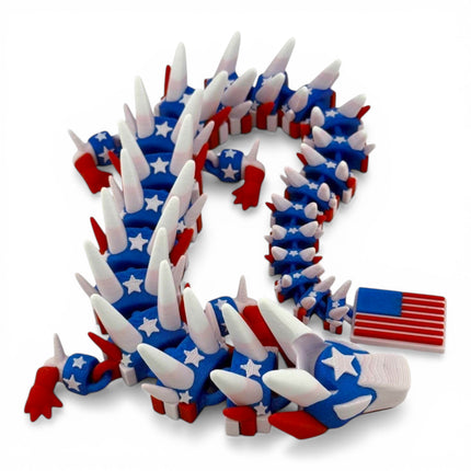 USA Patriot 3D Printed Dragon