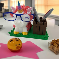 Unicorn Glasses Holder and Desk Organizer