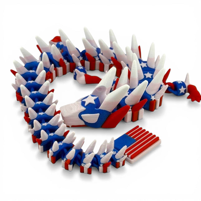 USA Patriot 3D Printed Dragon