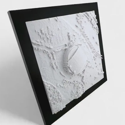 Florida Panthers 3D Topographical Map Art of Amerant Bank Arena - Unique Sports Wall Decor Gift