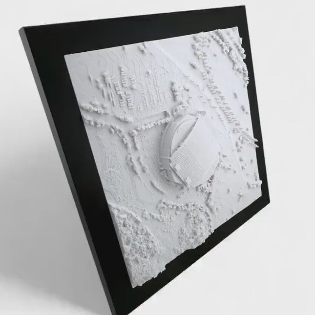 Florida Panthers 3D Topographical Map Art of Amerant Bank Arena - Unique Sports Wall Decor Gift
